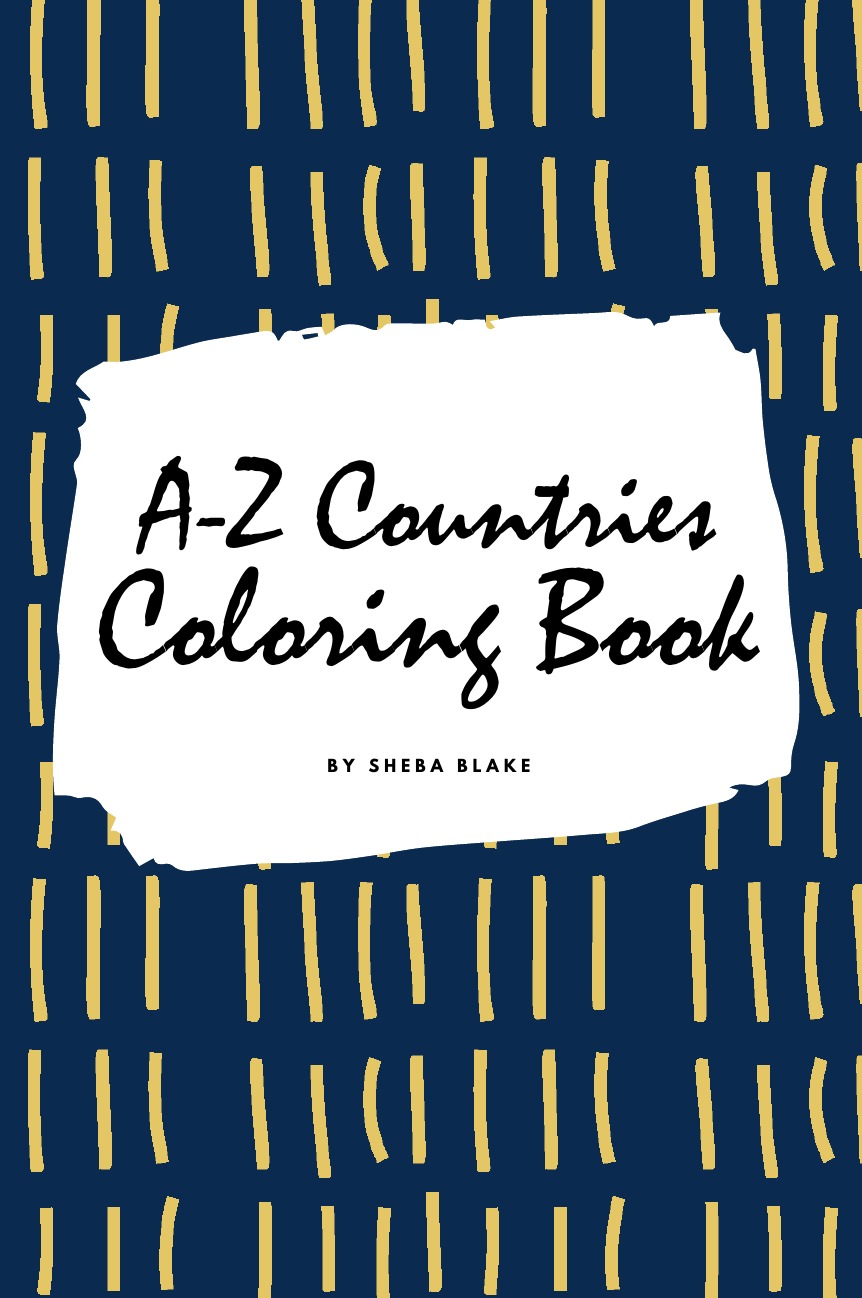 

A-Z Countries and Flags Coloring Book for Children (6x9 Coloring Book / Activity Book)