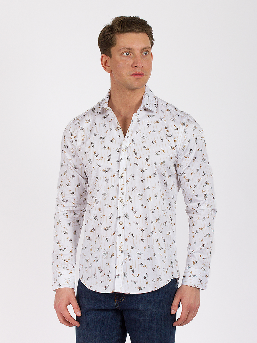 Рубашка мужская DAIROS GD81100436 белая 3XL