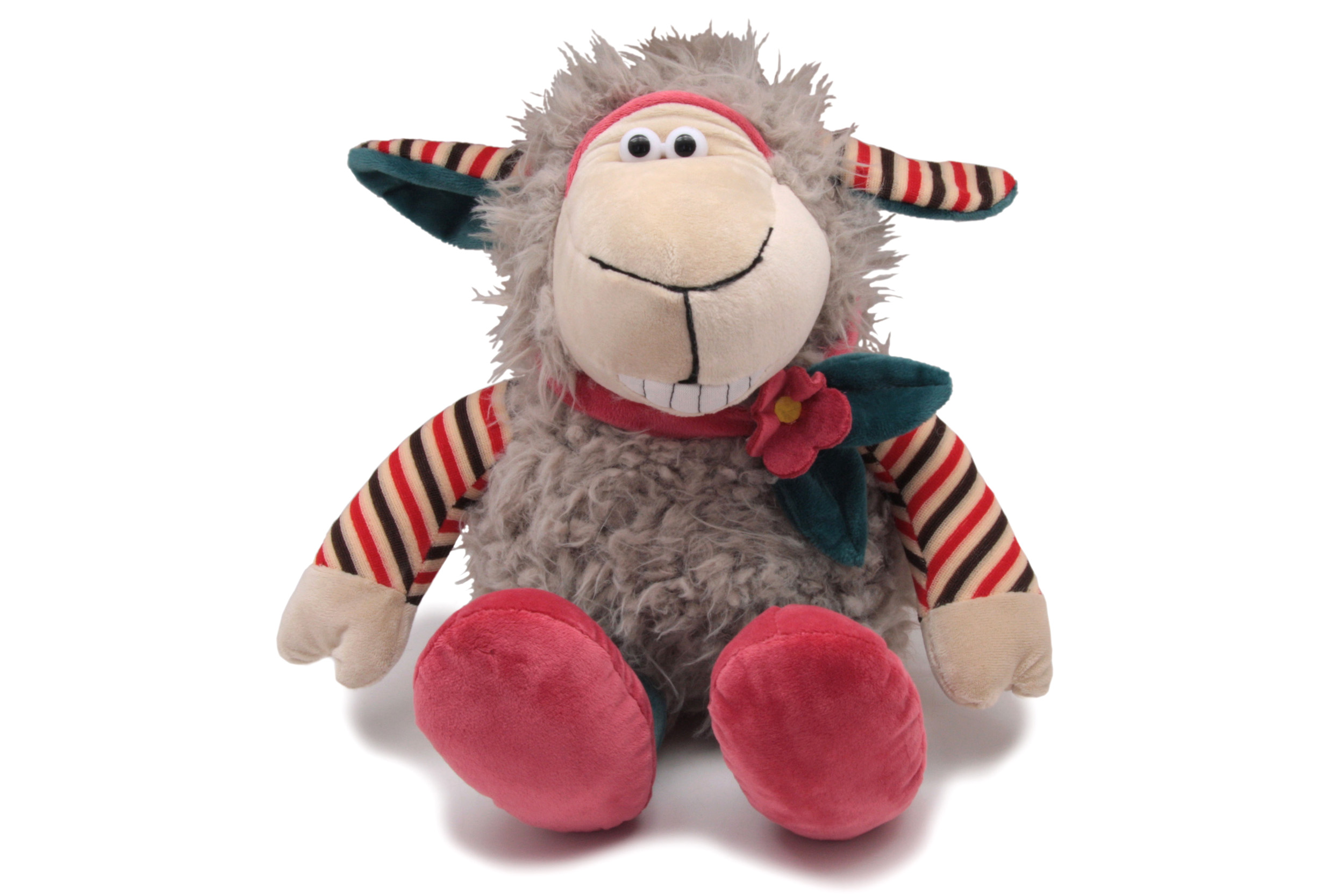 фото Мягкая игрушка magic bear toys bl-7109-2 мягкая игрушка овечка крейзи с бантом 25 см 38 см