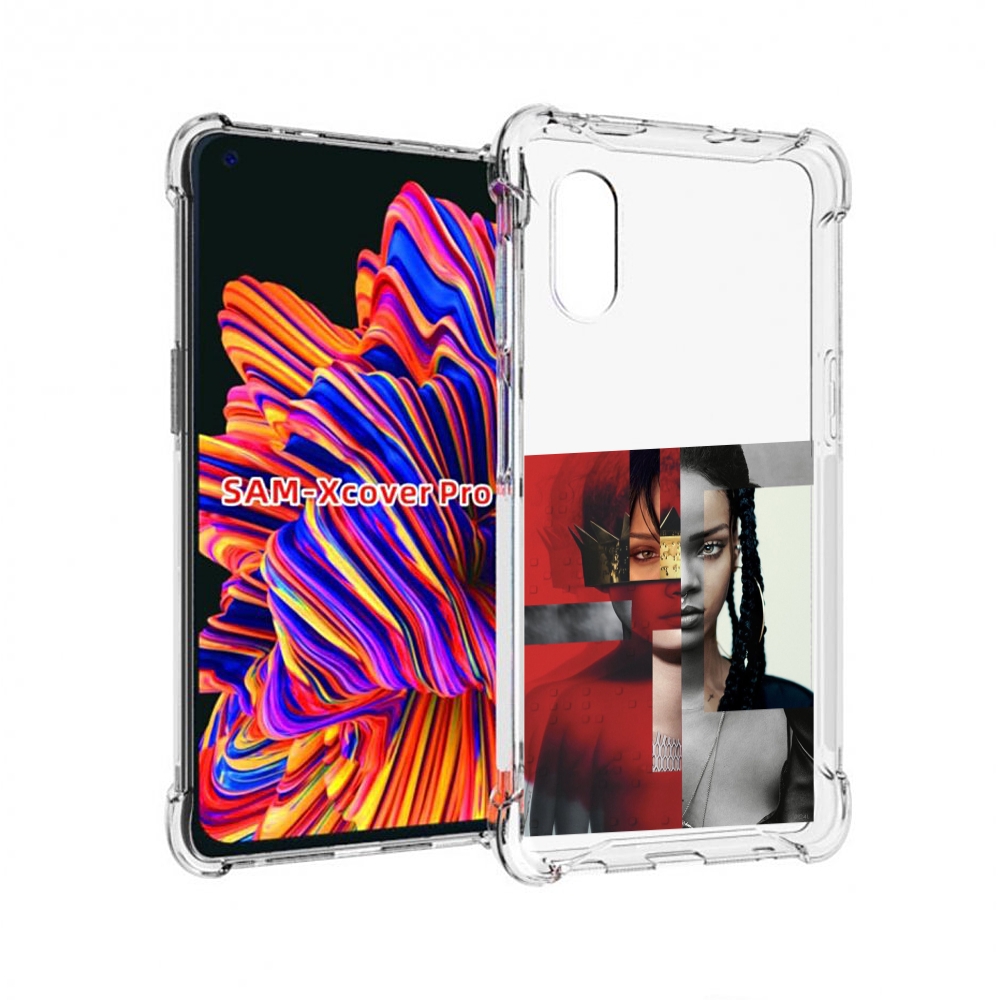 

Чехол MyPads Обложка-Рианна для Samsung Galaxy Xcover Pro 1, Прозрачный, Tocco