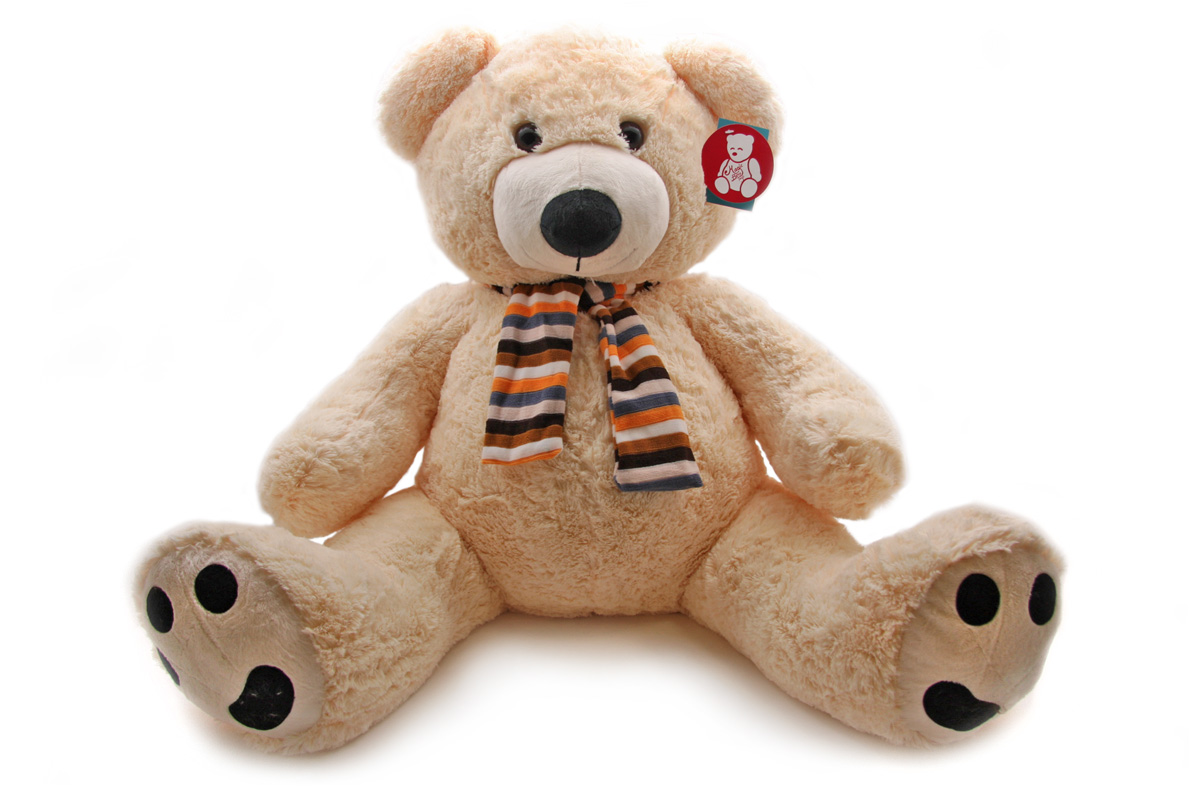 фото Мягкая игрушка magic bear toys sal5213 медведь в шарфе 90 см