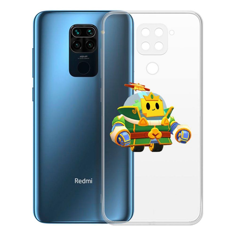 

Чехол-накладка Brawl Stars-Изумрудный Принц Спраут для Xiaomi Redmi Note 9