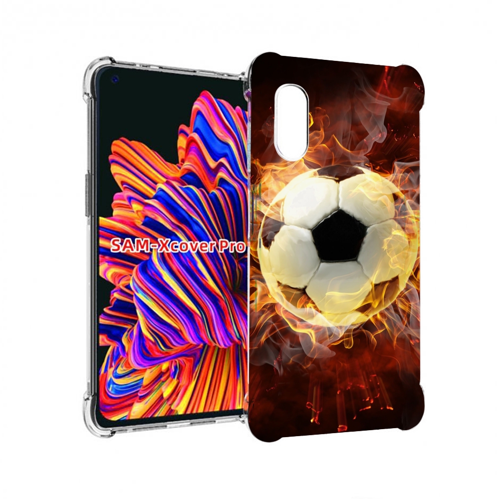 Чехол MyPads Огненный-мяч для Samsung Galaxy Xcover Pro 1