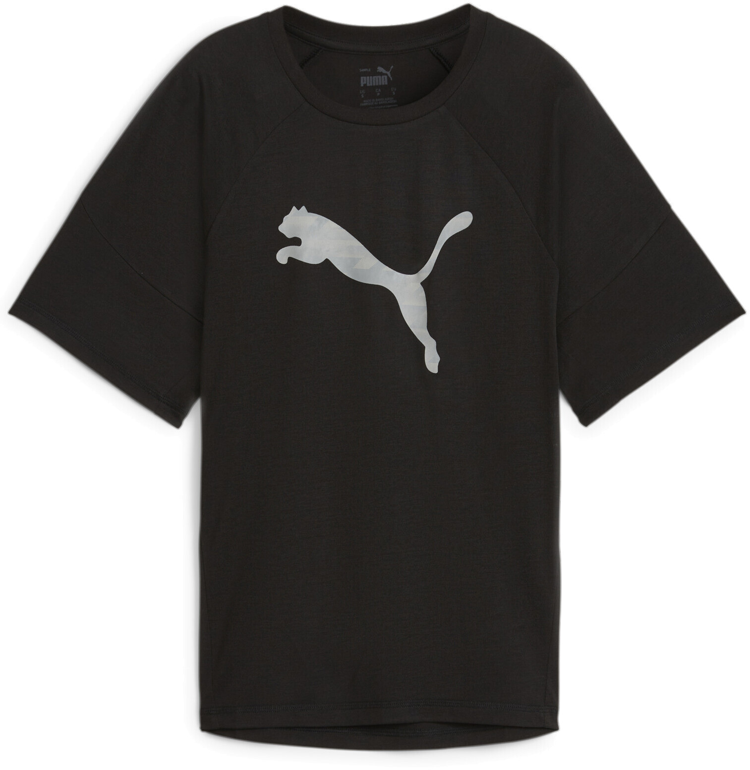 

Футболка женская PUMA EVOSTRIPE Graphic Tee черная M, Черный, EVOSTRIPE Graphic Tee