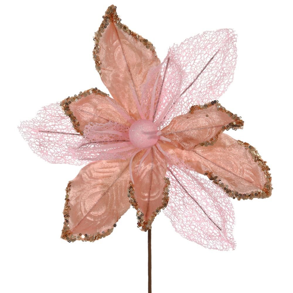 Цветок искусственный Flando 35x35x51 см 755412 Розовый