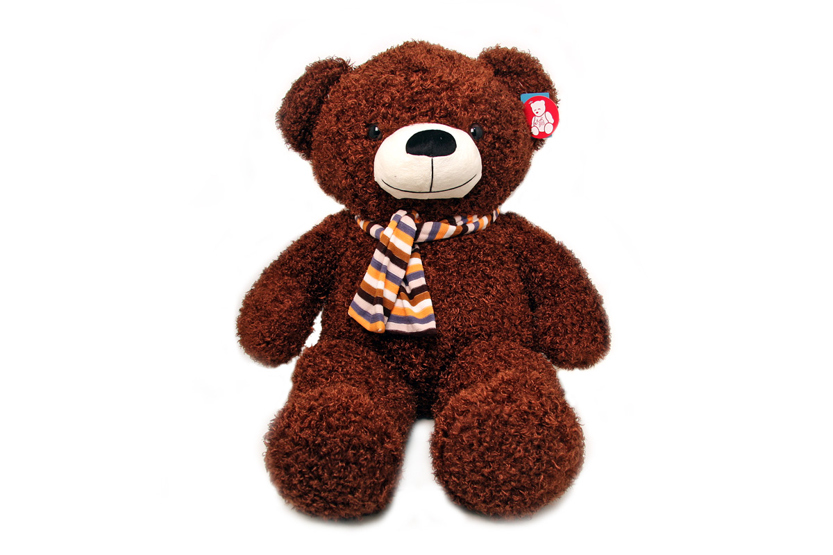 Мягкая игрушка Magic Bear Toys SAL5215 Медведь коричневый с бантом 60 см