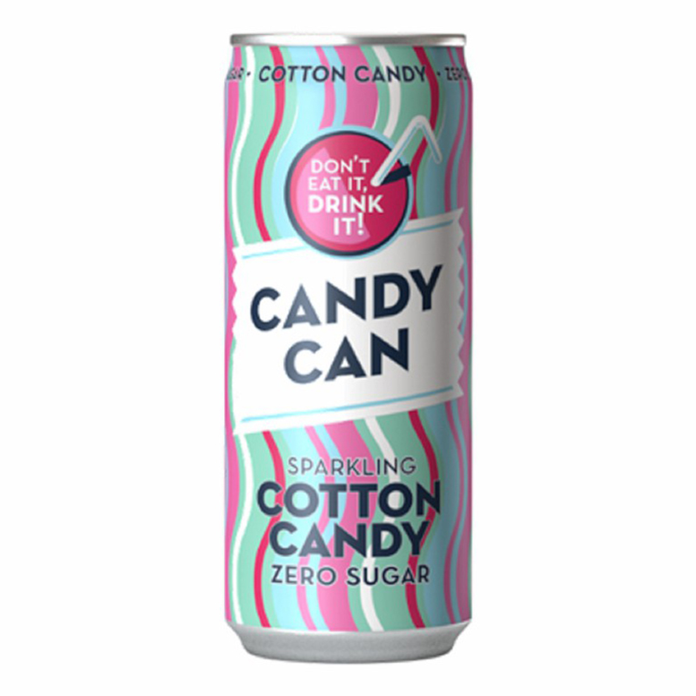 Газированный напиток Candy Can Cotton Candy сильногазированный 0,33 л