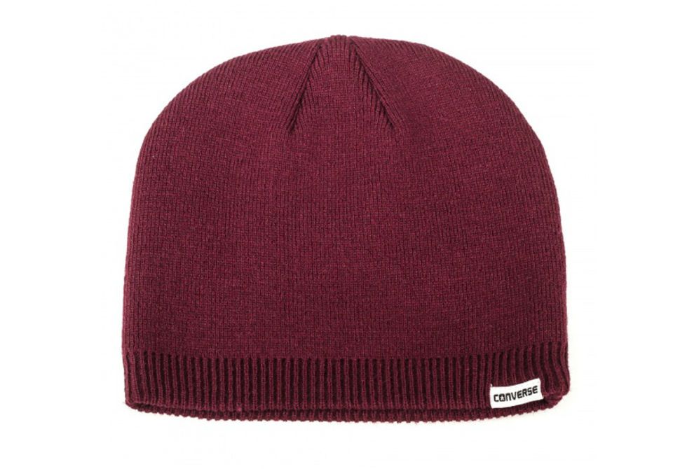 

Шапка унисекс Converse Core Knit Beanie бордовая, one sise, Бордовый, Core Knit Beanie
