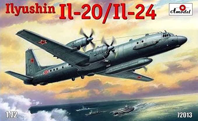 

Сборная модель Amodel 1/72 Ильюшин Ил-20/24 72013