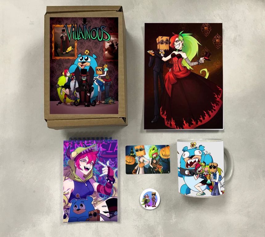 

Бокс Злыдни, Villainous №9, Хижина Чудес, Бежевый