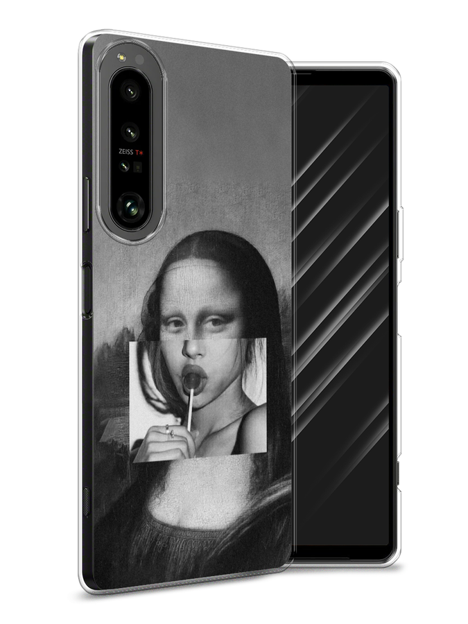 

Чехол Awog на Sony Xperia 1 IV "Mona Lisa sucking lollipop", Разноцветный, 55150-9
