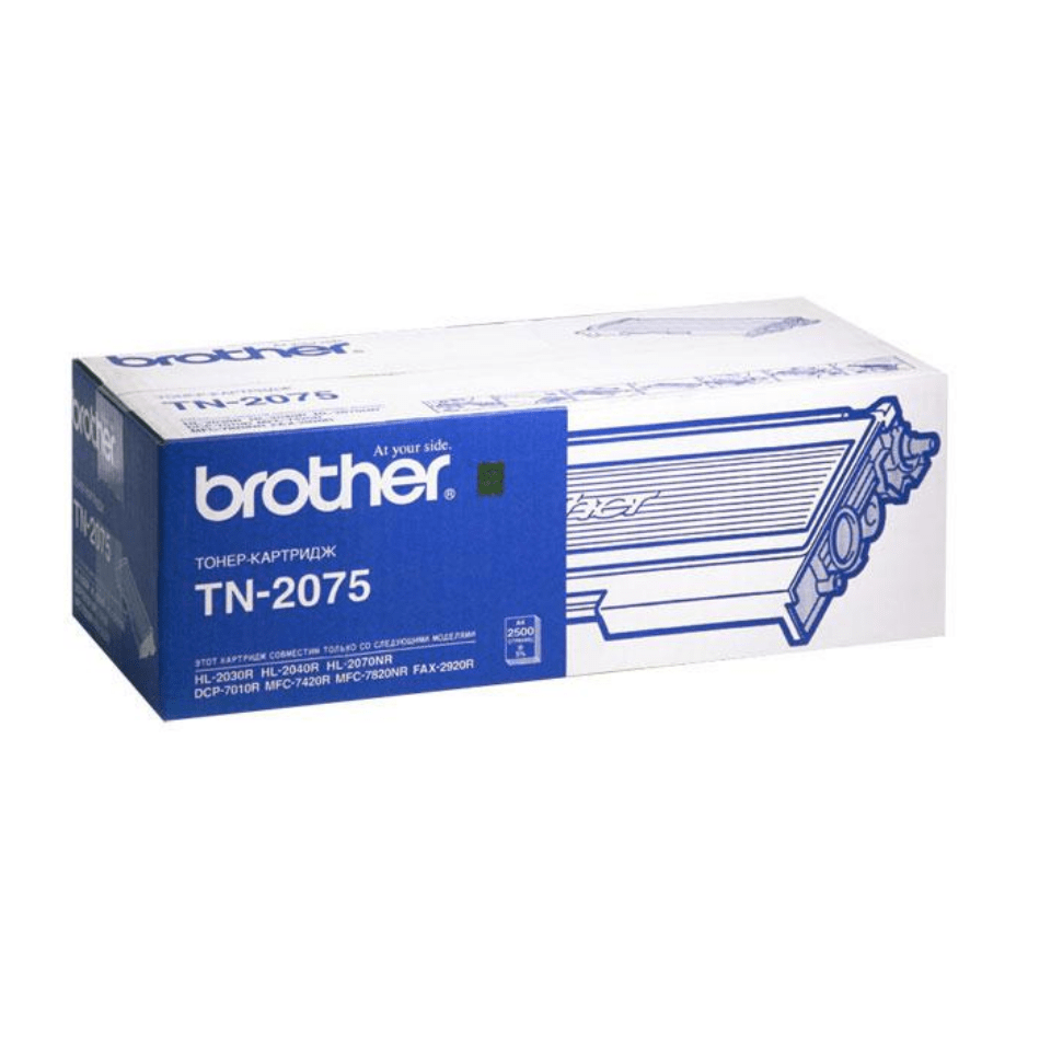 Картридж для лазерного принтера Brother (TN-2075) черный, оригинальный