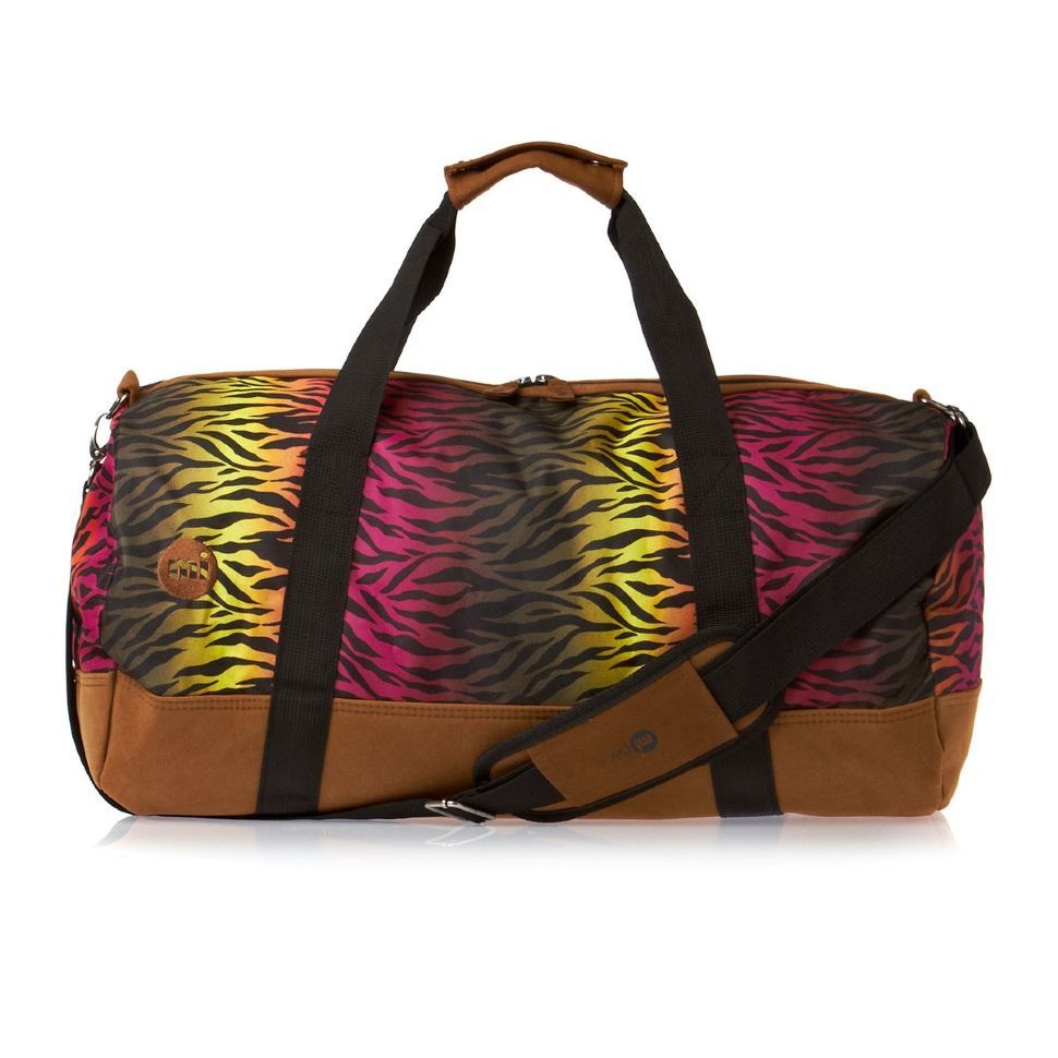 фото Дорожная сумка унисекс mi-pac duffel hot zebra rainbow