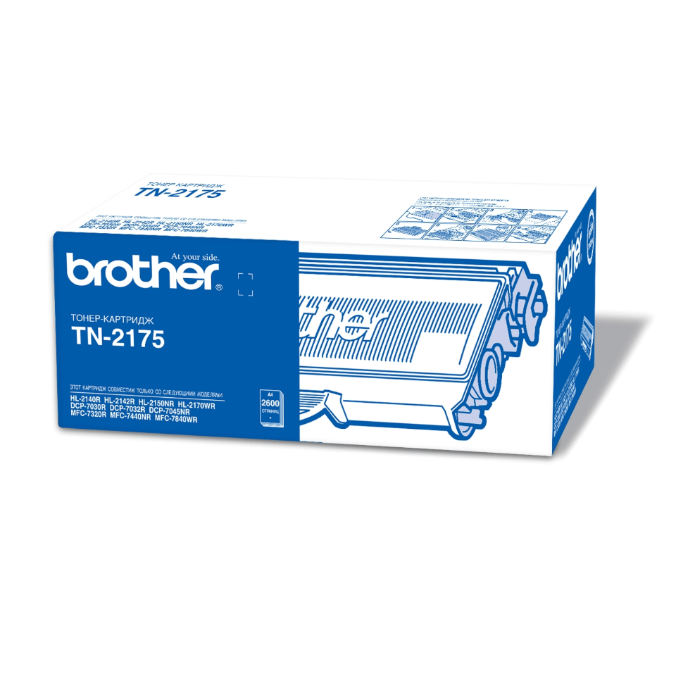 

Картридж для лазерного принтера Brother (TN-2175) черный, оригинальный