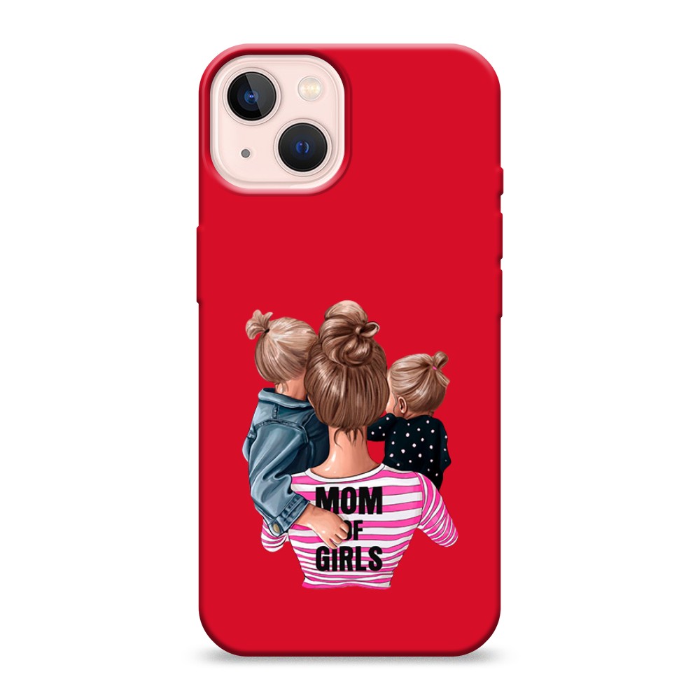 

Чехол Awog на Apple iPhone 13 / Айфон 13 "Mom of Girls", Разноцветный, 14253-1