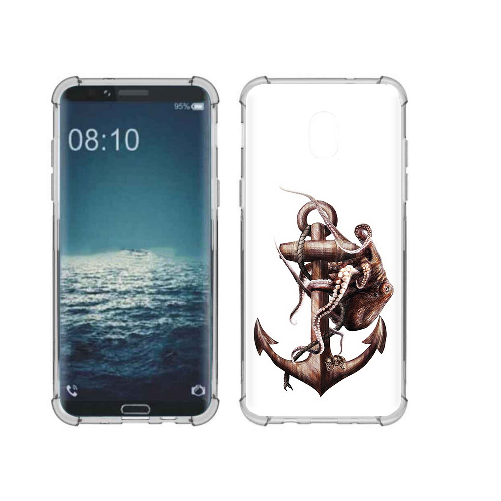 

Чехол MyPads Tocco для Samsung Galaxy J3 ржавый якорь (PT226926.574.579), Прозрачный, Tocco