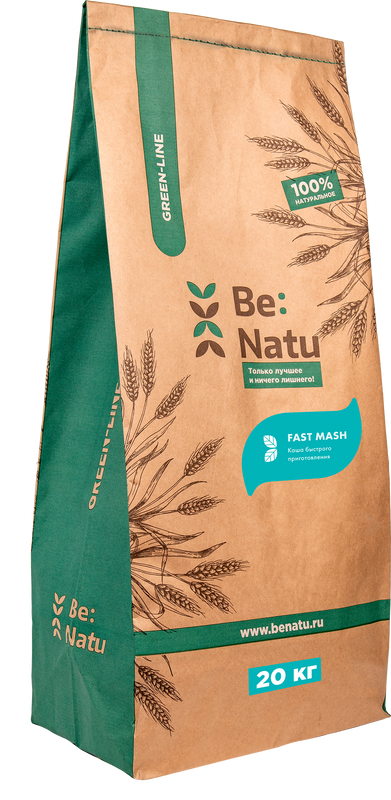 

Корм для лошадей Be:Natu Fast mash 20 кг, Fast mash