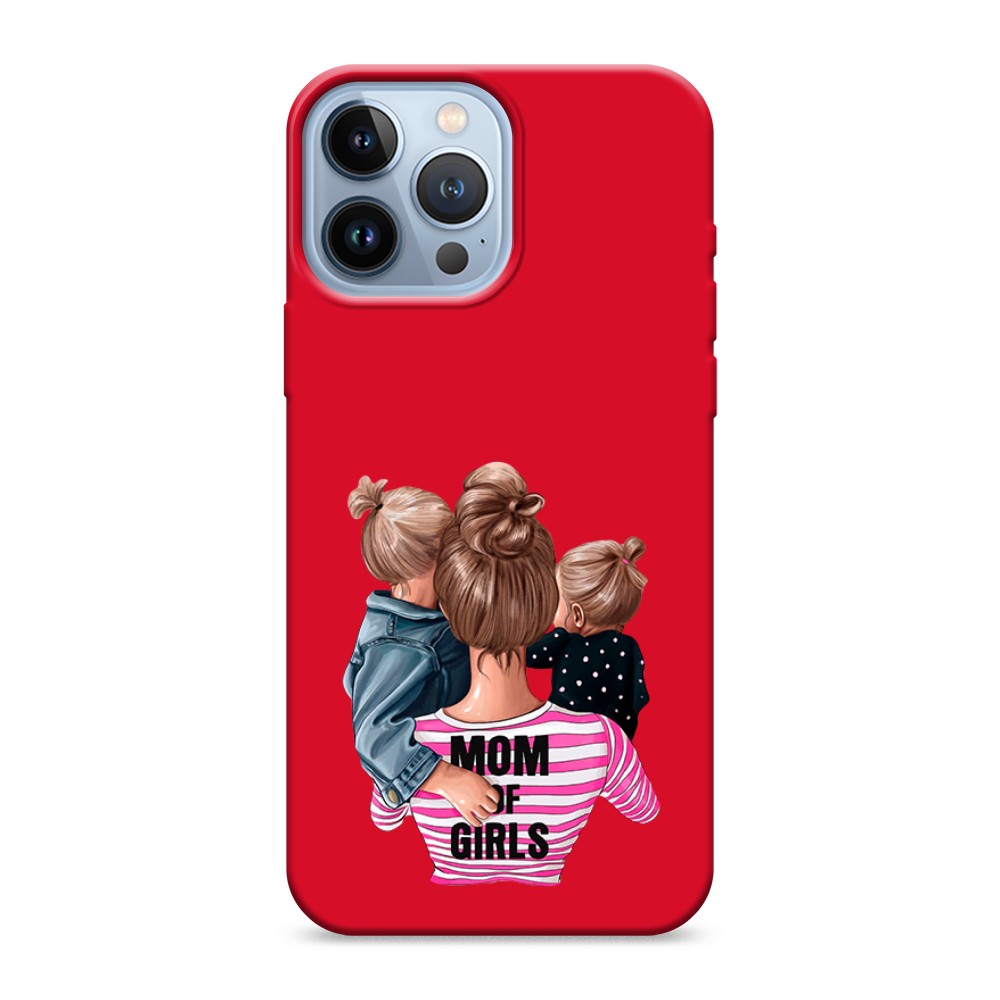 

Чехол Awog на Apple iPhone 13 Pro Max / Айфон 13 Pro Max "Mom of Girls", Разноцветный, 14453-1