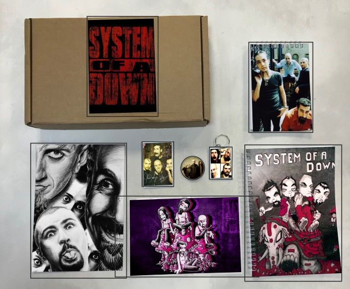 

Бокс System of a Down, Систем оф а Даун №8, Хижина Чудес, Бежевый