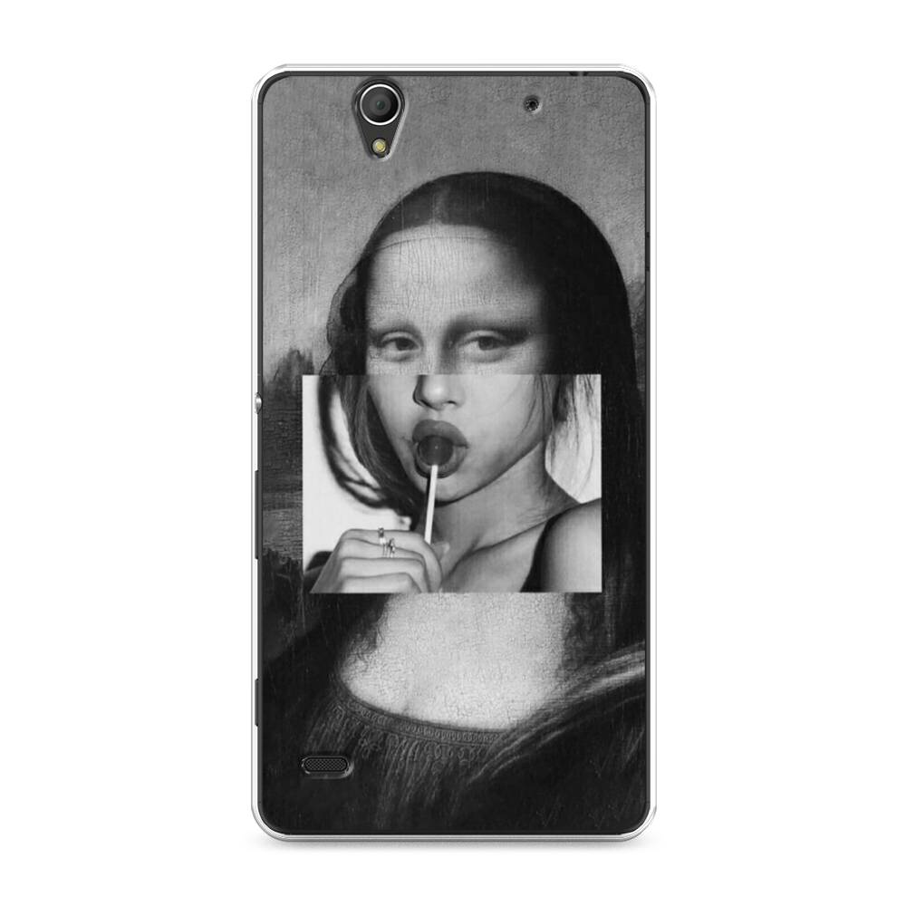 

Чехол Awog на Sony Xperia C4 "Mona Lisa sucking lollipop", Разноцветный, 52650-9