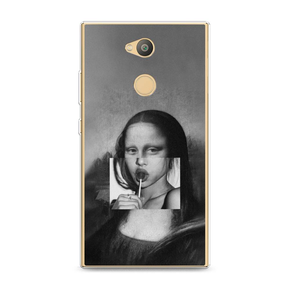 

Чехол Awog на Sony Xperia L2 "Mona Lisa sucking lollipop", Разноцветный, 53450-9