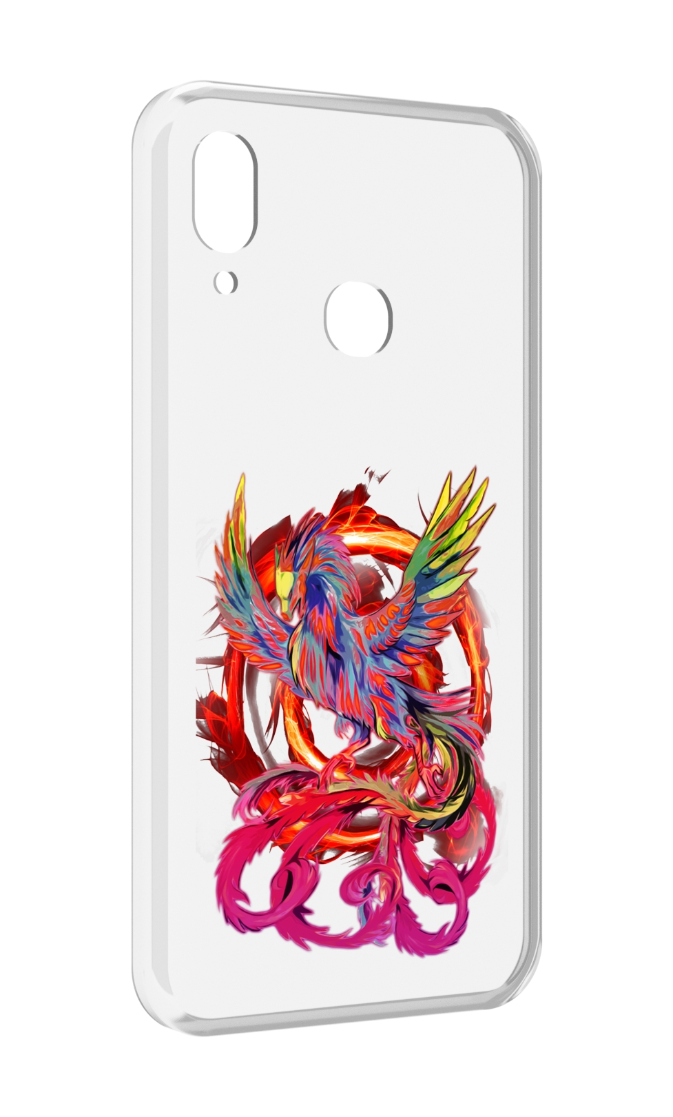 

Чехол MyPads красочный феникс для BQ BQ-6040L Magic, Прозрачный, Tocco