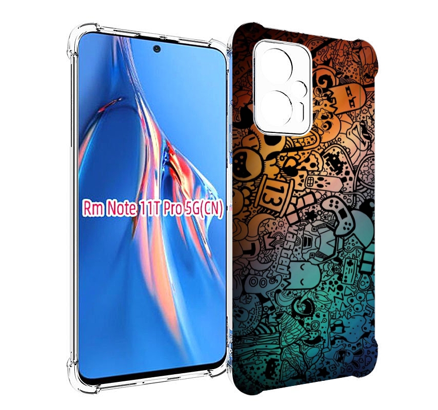

Чехол MyPads стикеты в тени для Xiaomi Redmi Note 11T Pro / 11T Pro Plus / Poco X4 GT п..., Прозрачный, Tocco