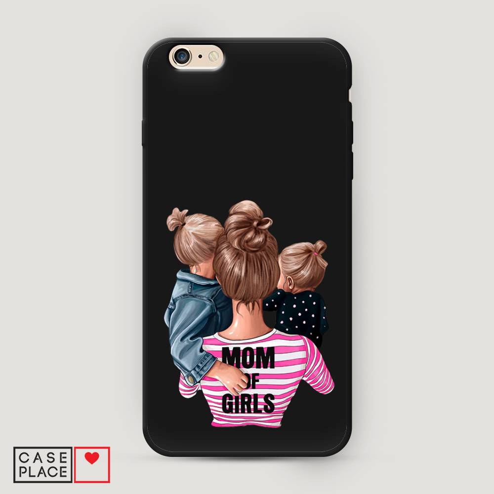 

Чехол Awog на Apple iPhone 6 Plus / Айфон 6 Plus "Mom of Girls", Разноцветный, 10552-1