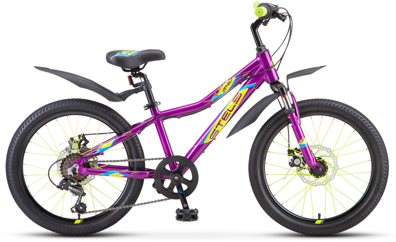 Велосипед детский STELS Pilot 240 MD 2023 пурпурный складной велосипед stels pilot 950 md 26 v011