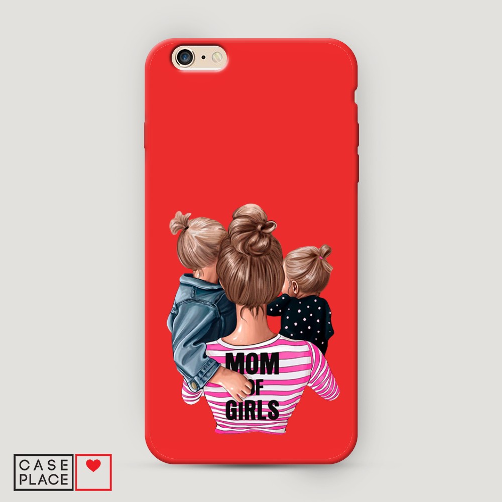 

Чехол Awog на Apple iPhone 6 Plus / Айфон 6 Plus "Mom of Girls", Разноцветный, 10553-1