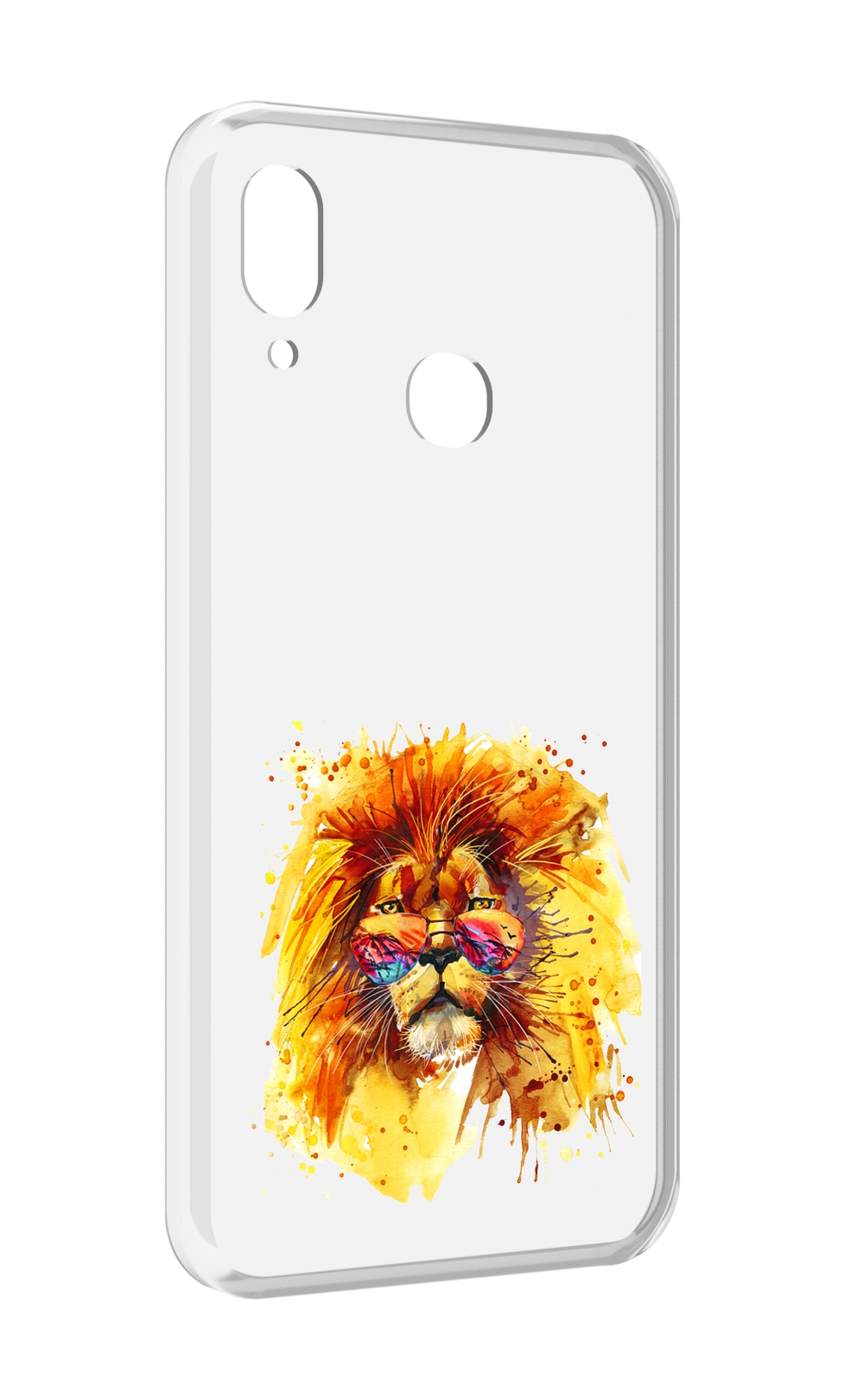 

Чехол MyPads лев в очках для BQ BQ-6040L Magic, Прозрачный, Tocco