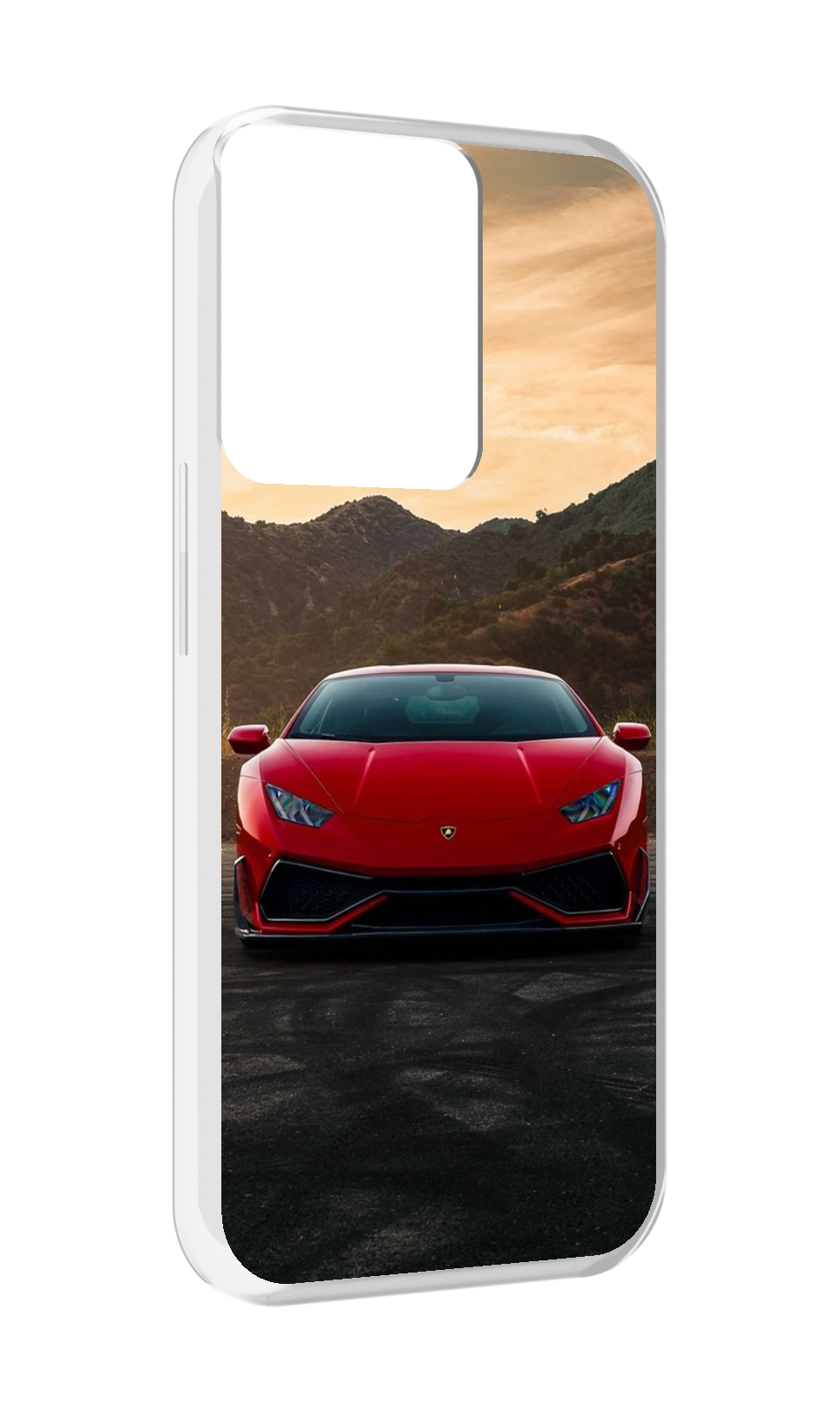 

Чехол MyPads lamborghini 1 мужской для OPPO Reno 8, Прозрачный, Tocco