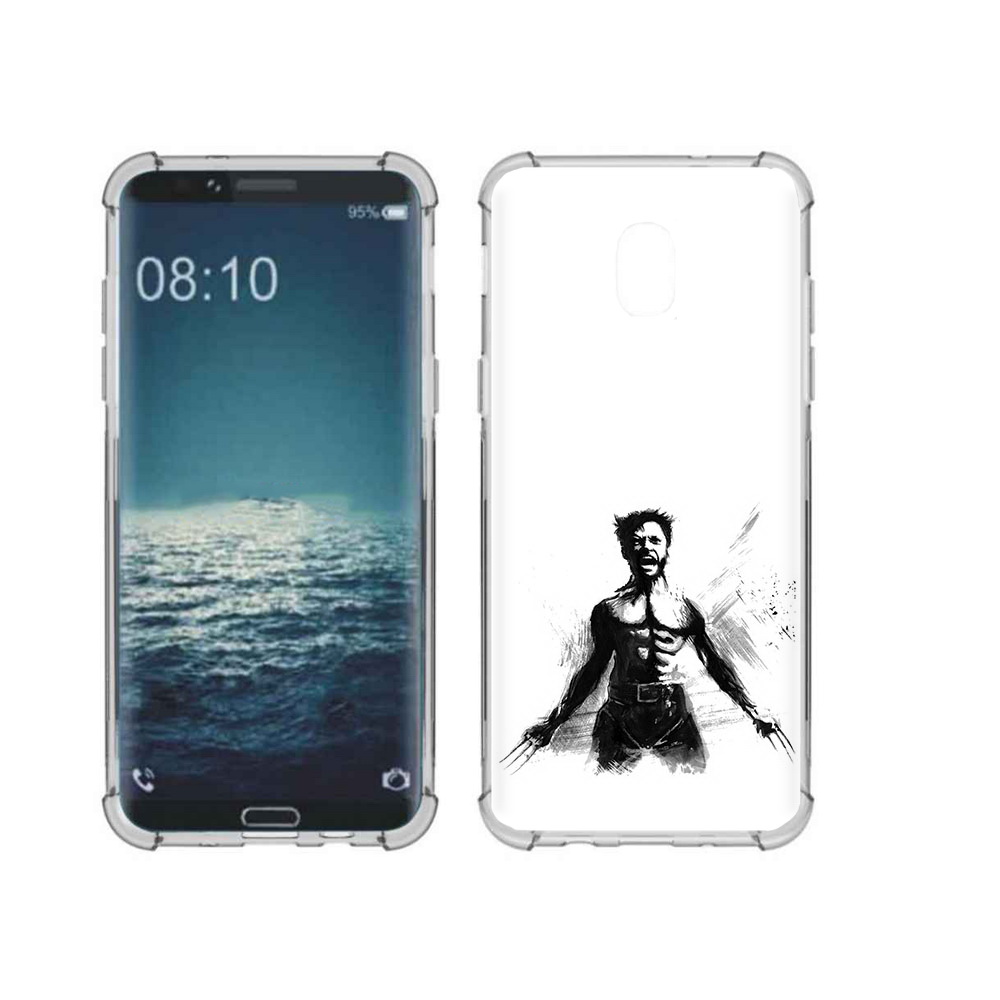 

Чехол MyPads Tocco для Samsung Galaxy J3 росомаха (PT226926.574.587), Прозрачный, Tocco