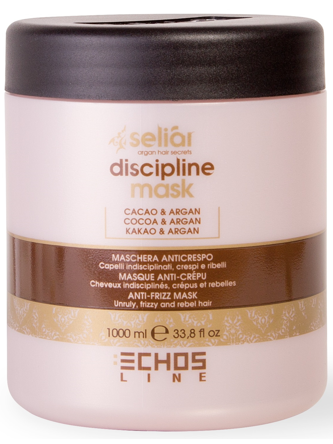 Маска Echos Line SELIAR DISCIPLINE для гладкости волос  1000 мл