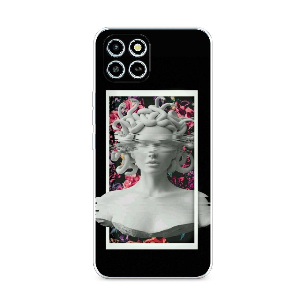 

Чехол для Infinix Smart 6 HD "Web Punk Медуза Горгона", Черный;серый, 3101650-6