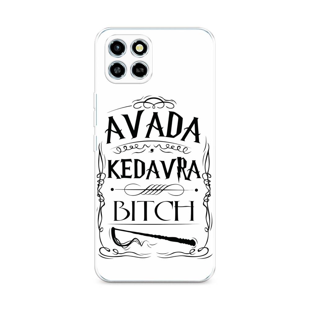 

Чехол для Infinix Smart 6 HD "Avada kedavra bitch", Белый;серый;черный, 3101650-6