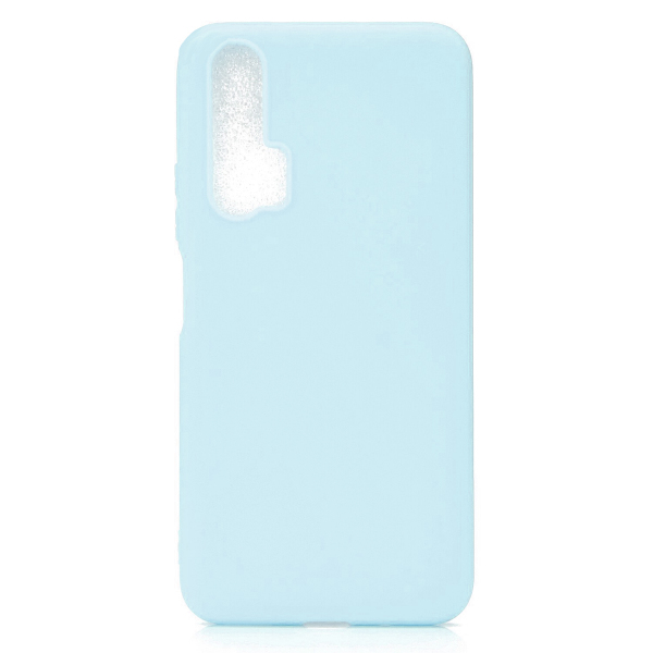

Силиконовый чехол для Huawei Honor 20 TPU 1мм Бирюзовый матовый, Голубой, для Huawei Honor 20 1мм Бирюзовый матовый