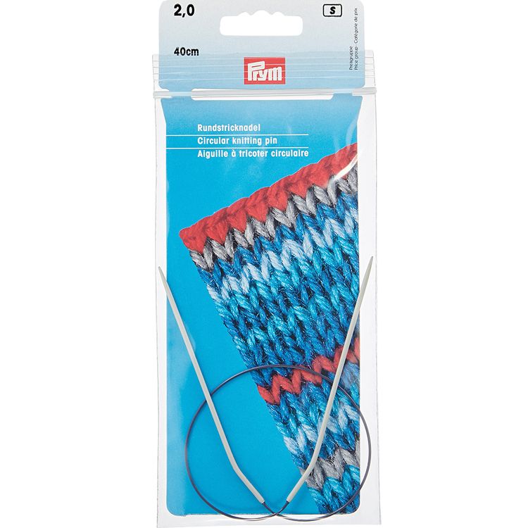 

Спицы круговые Prym алюминий, d 2 мм, 40 см