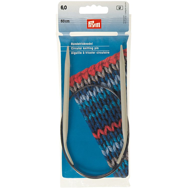 

Спицы круговые Prym алюминий, d 2 мм, 60 см