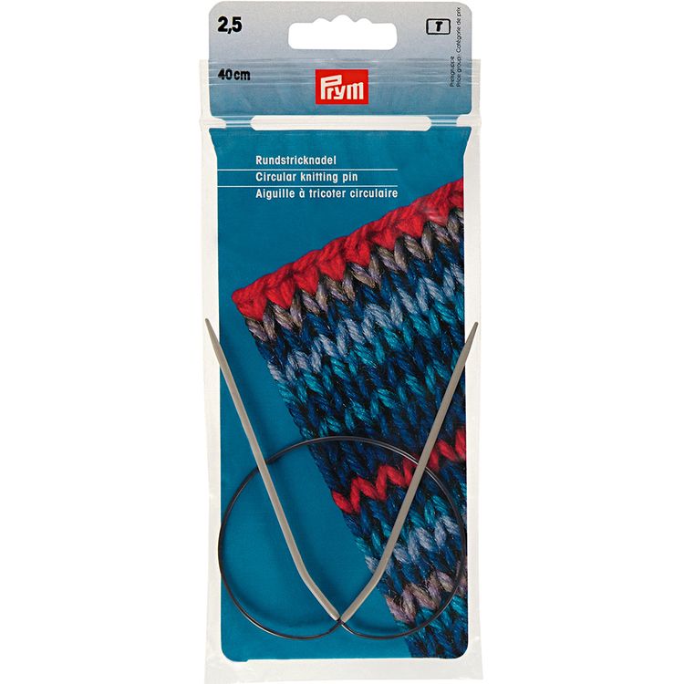 

Спицы круговые Prym алюминий, d 2,5 мм, 40 см