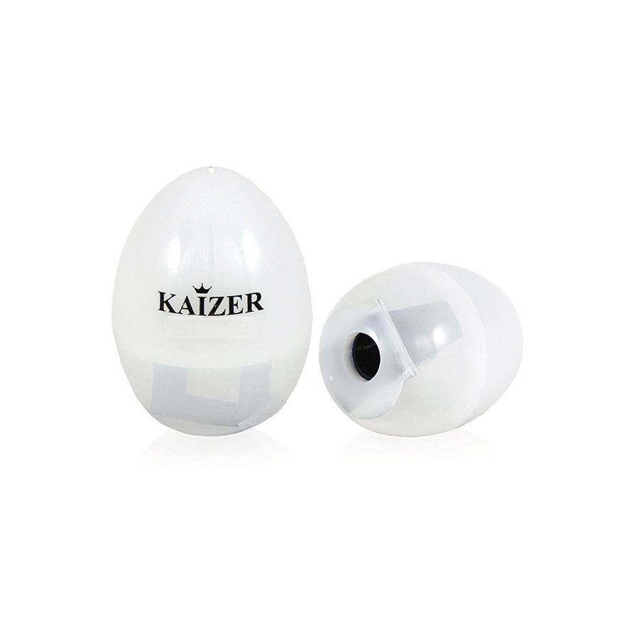 Точилка односторонняя Kaizer овальная с колпачком, цвет белый