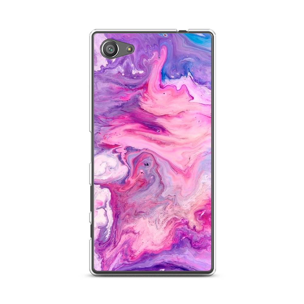 

Чехол для Sony Xperia Z5 compact "Нежно-розовая абстракция", Розовый, 52250-3