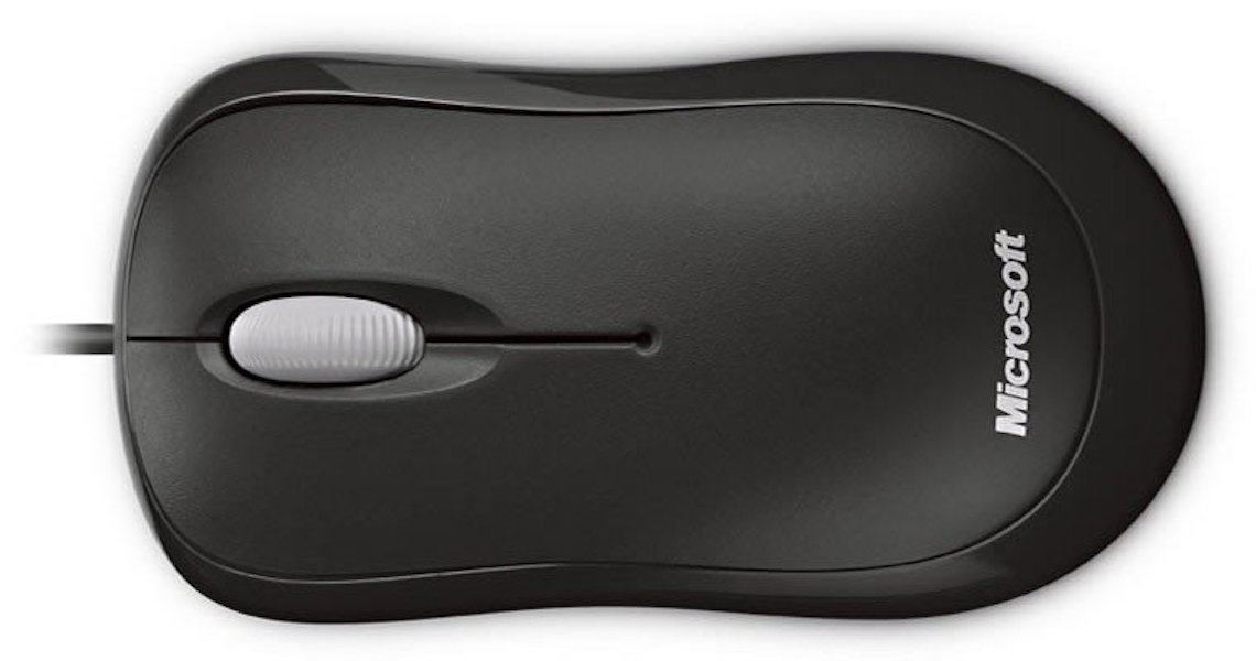 Мышь Microsoft Basic Optical Mouse Black, оптическая, проводная, USB, черный p58-00057