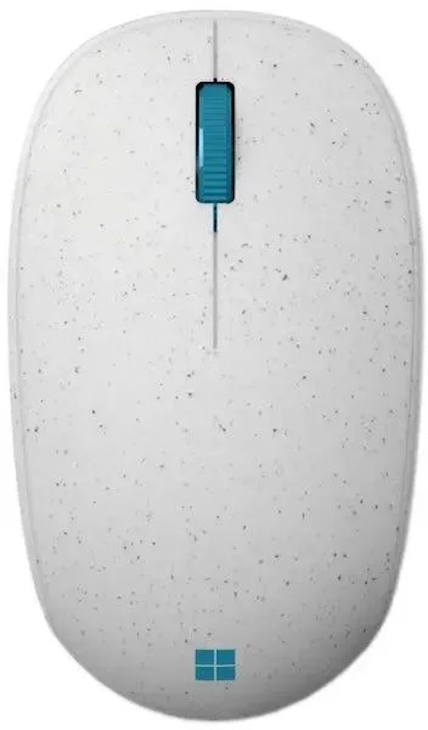 Мышь Microsoft Ocean Plastic Mouse, оптическая, беспроводная, светло-серый i38-00003