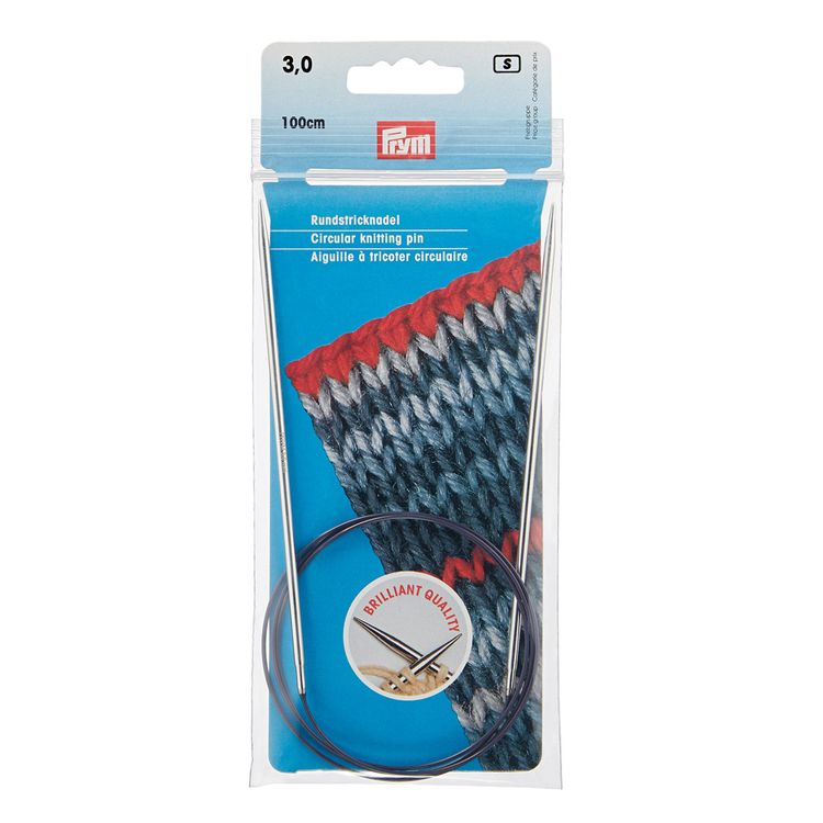

Спицы круговые Prym латунь, d 3 мм, 100 см