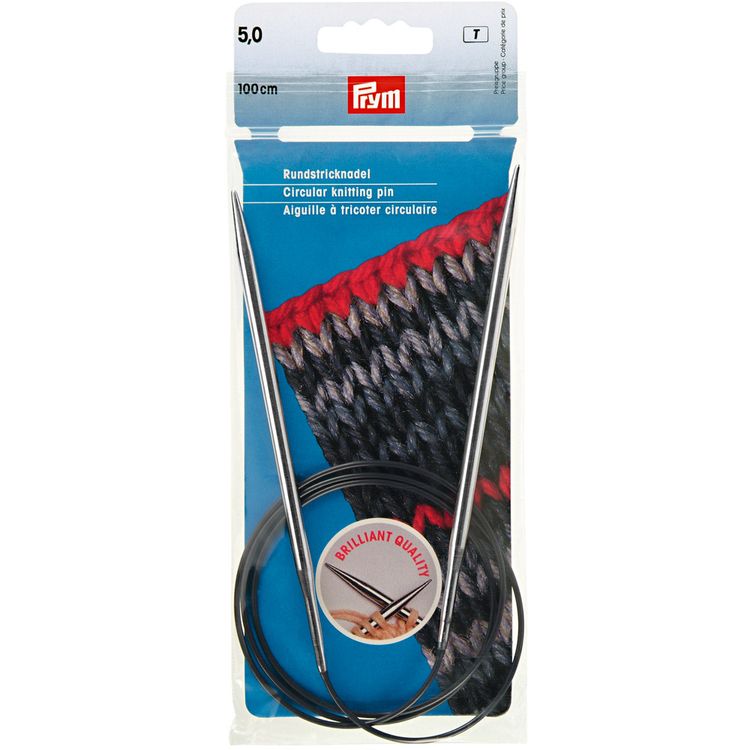 

Спицы круговые Prym латунь, d 5 мм, 100 см