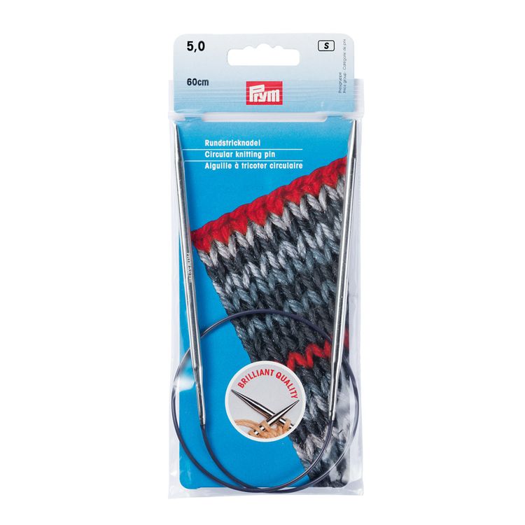 

Спицы круговые Prym латунь, d 5 мм, 60 см