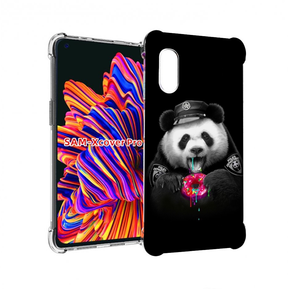 

Чехол MyPads Панда-с-пончиком для Samsung Galaxy Xcover Pro 1, Прозрачный, Tocco
