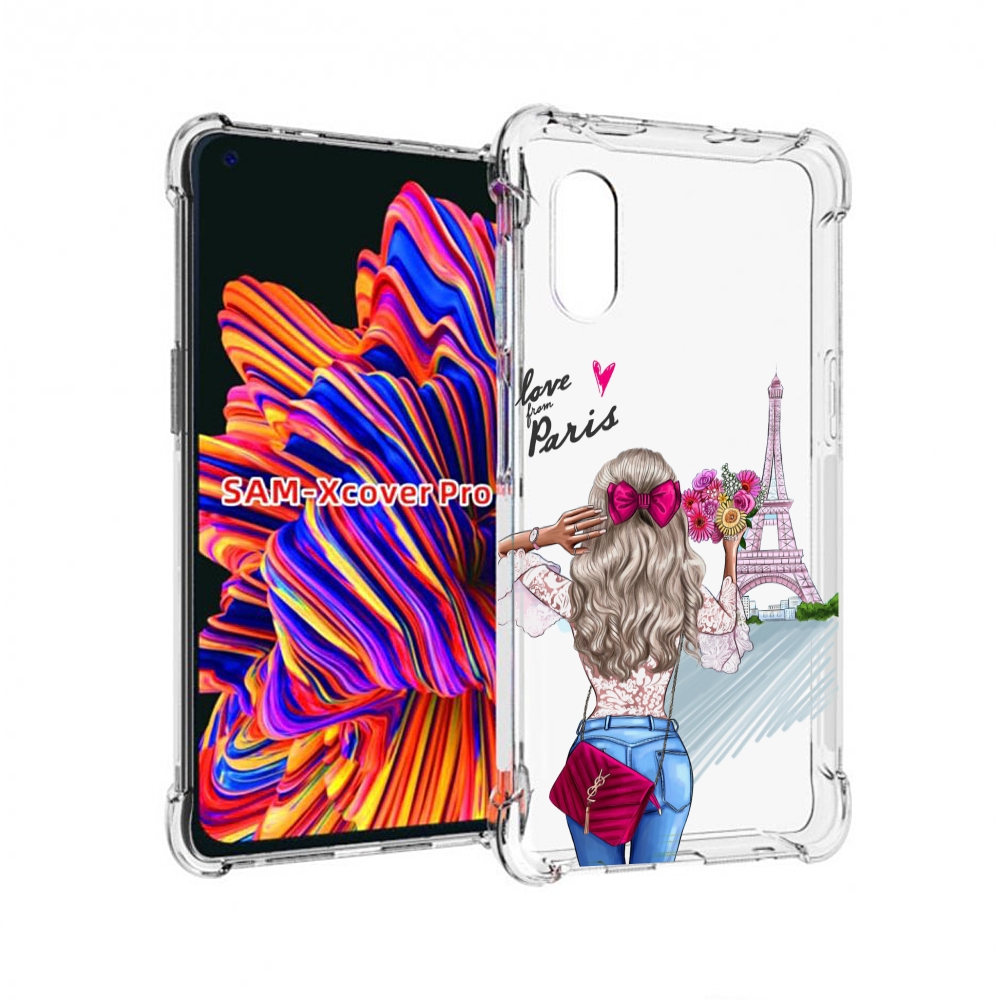 

Чехол MyPads Парижанка женский для Samsung Galaxy Xcover Pro 1, Прозрачный, Tocco
