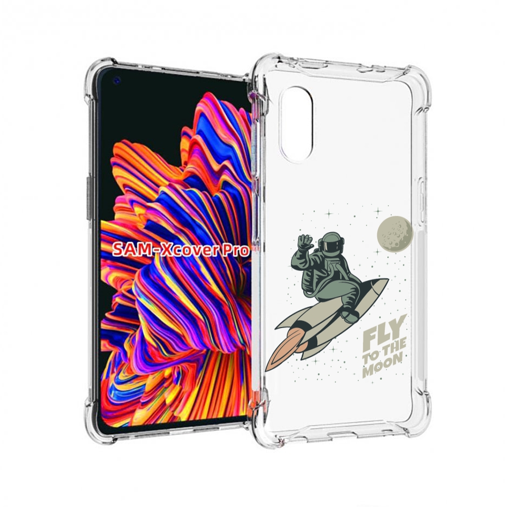 

Чехол MyPads Полет-на-Луну для Samsung Galaxy Xcover Pro 1, Прозрачный, Tocco